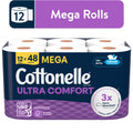 Ultra Comfort Toilet Paper, Soft Toilet Tissue, 30 Mega Rolls